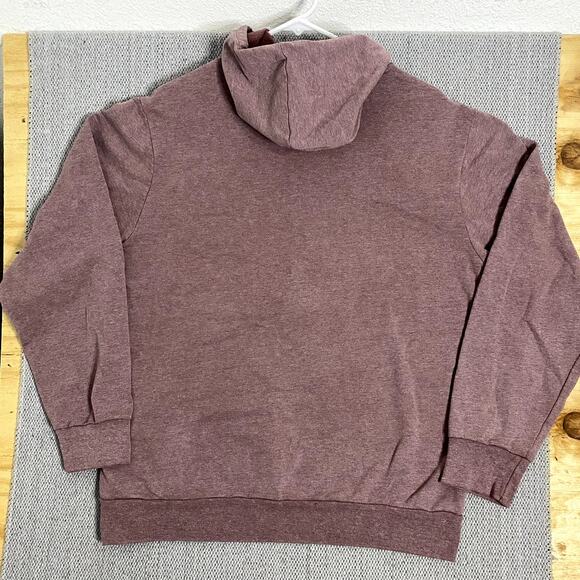 Disney Mickey Mouse Hoodie Womens XL Dusty Rose Pullover Spell Out Large Mickey - Picture 8 of 15